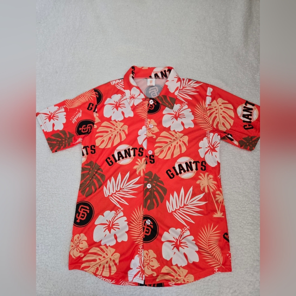 San Francisco Giants Hawaiian Shirt Fan Giveaway New Without Tags Size Medium